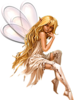 Fantasy Fairy Blonde Sitting Image